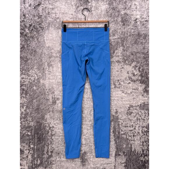 Lululemon Fast Free 7/8 Tight Size 6 Womens Blue 27" Non Reflective Nulux - Picture 2 of 7